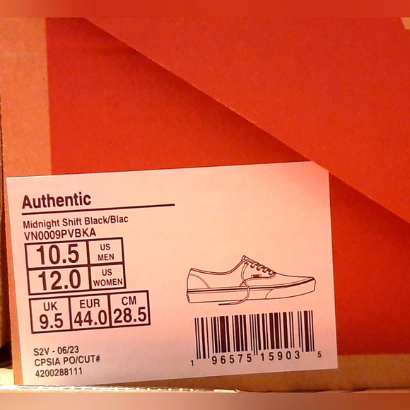 Vans Authentic Midnight Shift *NWT* - Picture 9 of 9